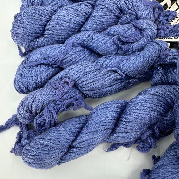 16 Classic Elite Yarns NEWPORT 100% Mercerized PIMA Cotton Blue Periwinkle #2092 - Picture 2 of 4